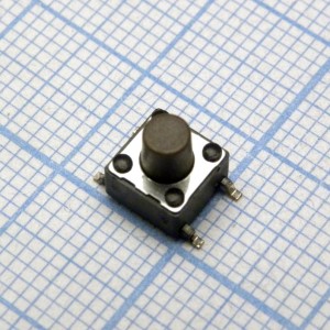DTSM-63N-V-T/R, Кнопка тактильная миниатюрная SMD (6*6*7.0)