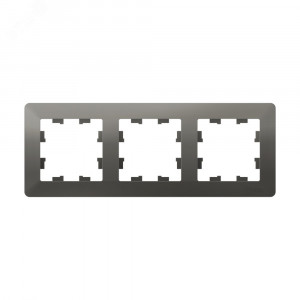 ATLASDESIGN AIR 3-постовая РАМКА, СТАЛЬ/дымчатый черный ATN220903