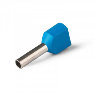 Наконечник штыревой втулочный изолированный НШВИ(2) 2.5-10, Наконечник штыревой втулочный изолированный, двойной 