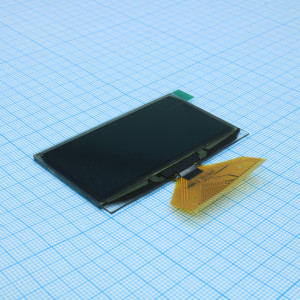 MI12864MO-Y, OLED 2.42", 128x64, Yellow color, интерфейсы: 8 битный паралл./SPI/I2C, контроллер SSD1305, VDD = 2.4 ... 3.5 В, -40...+70С