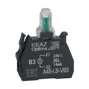 Световой блок OptiSignal D22 A45-LB-VB3 зеленый 24VACDC ZBVB3 332206