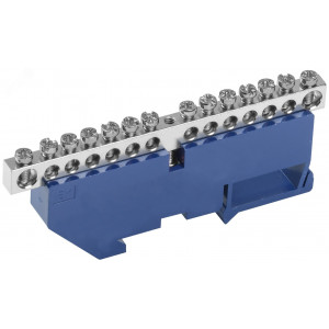 Шина N "ноль" на DIN-изол. Ni ШНИ-6х9-14-Д-С YNN10-14-D-K07-N