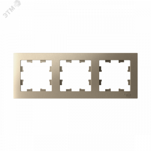 Рамка 3-м AtlasDesign универс. шампань SE ATN000503