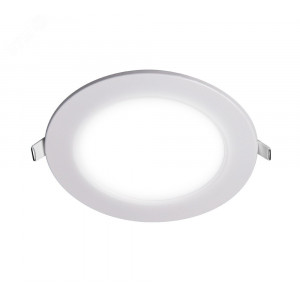 Светильник светодиодный PPL-R WH 9Вт 4000К IP40 d145мм ДВО встраив. ультратонкий кругл. 5008502A