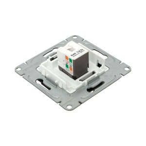 Механизм розетки RJ45 (cat5), мокко Эпика EKF UP1-SOM-RJ45-5
