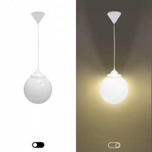 Cветильник потолочный НСБ 01-60-251 садово-парковый шар опал подвес шнур D250mm Е27 Б0048086