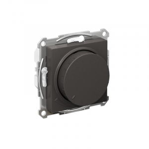 Светорегулятор (диммер) AtlasDesign повор-нажим LED RC 400Вт мех. базальт SE ATN001423