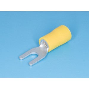 TYI-5.5-5, Клемма тип "U" 5,3мм, на провод 4,0-6,0мм, изолированная, кратно 100шт.