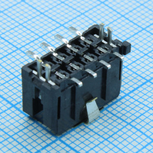 430450815, Соединитель провод-плата 8 контактов шаг 3мм SMD серия Micro-Fit