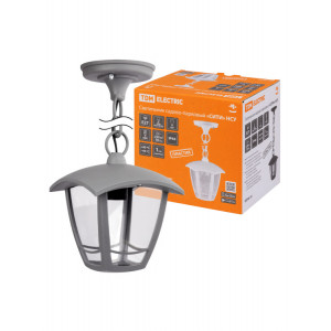 Светильник садово-парковый "СИТИ" НСУ 07-60-001 У1 4-х гранник подвесной серый SQ0330-1322