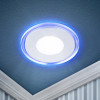LED 3-9 BL Светильник светодиодный круглый c cиней подсветкой LED 9W 220V 4000K (40/800) Б0017493
