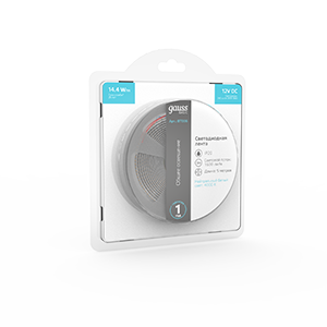 Лента Basic LED 2835/240 12V 14,4W/m 1600lm/m 4000K 10mm IP20 5m 1/100 BT086