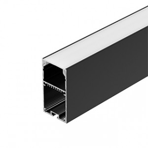Профиль LINE-S-3667-3000 BLACK 042903, Алюминиевый профиль для светодиодных лент и линеек. Цвет - чёрный RAL9005 (порошковая окраска). Габаритные размеры (LхWхH): 3000x35x67 мм. Ширина площадки для ленты 33 мм. Отсек для БП 32х29мм.