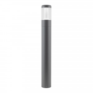 Светильник LGD-STEM-BOLL-H900-10W Warm3000 (GR, 185 deg, 230V) 029986, 900мм уличный светодиодный светильник для подсветки дорожек. Цвет ТЕПЛЫЙ БЕЛЫЙ 3000К, 10Вт (670лм). Влагозащищенный корпус IP65 - серый алюминий, экран из поликарбоната. Питание 230В, мощность10Вт. Размеры - Ф110х900 мм.