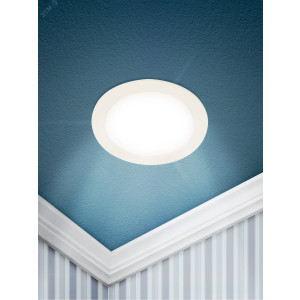 Светильник светодиодный встраиваемый LED 17-15-4K круглый 15Вт 4000К Б0057423