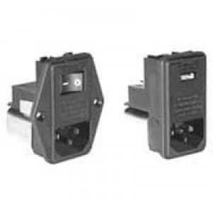 4EDL4, Модули подачи электропитания переменного тока 4A IEC - .110 FASTON FLANGE MOUNT