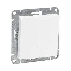 Механизм выключателя, одноклавишный, кнопочный, белый Эпика EKF UP1-SWW-13