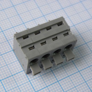 DG211V-5.0-04P-11-00A(H), Нажимной безвинтовой клеммный блок