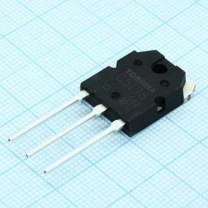2SC5198-O (S1,E,S), Биполярный транзистор, NPN, 140 В, 10 А, 100 Вт, (Комплементарная пара 2SА1941)