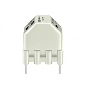 B82721K2202N001, Дроссель силовой с кольцевым ферритовым сердечником (с токовой компенс.) 2x1mH, 2A, 80mOhm, 250V, вертикального исполнения, шаг выводов 15mm