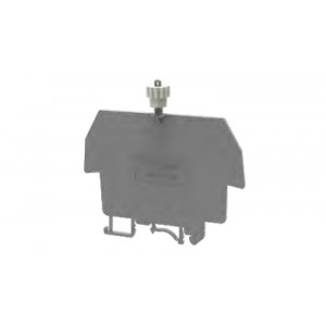 Держатель кожуха AP3-T-KS-01P-11, Держатель кожуха AP3-COVER, для защиты клемного ряда, с возможностью пломбировки, пластик, цвет: серый