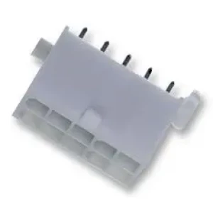 1-770743-1, Штифт прямой 10-позиционный двухрядный со сквозными отверстиями