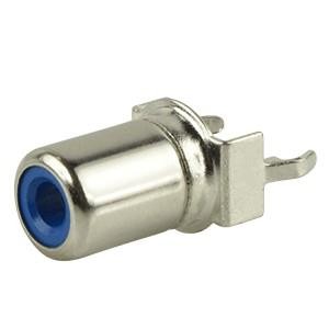 RCJ-025, Соединители RCA  RCA jack, 1P, vertical, through hole, BE