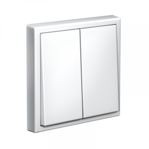 ARTGALLERY 2-клавишный ПЕРЕКЛЮЧАТЕЛЬ, 10АХ, механизм, быстрозажимные клеммы, БЕЛЫЙ GAL000165S