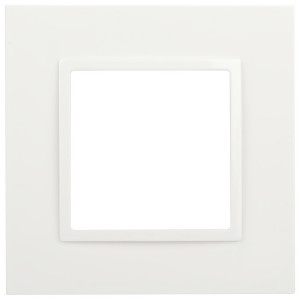 Рамка для розеток и выключателей Elegance 14-5011-01 Classic, на 1 пост, белый Б0060571