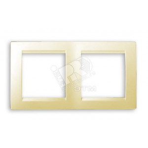 Рамка 2-м 5 сл. кость 1500620-031
