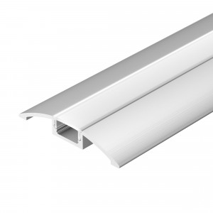 Профиль ARH-FLAT-2000 ANOD 016149, Алюминиевый анодированный профиль (порожек) для светодиодных лент и линеек. Габаритные размеры (LхWхH): 2000x56x9 мм. Ширина площадки для ленты 12 мм. Экраны, заглушки и другие аксессуары приобретаются отдельно. Цена за 1 метр.