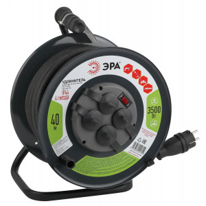 Удлинитель на метал. катушке 4х40м с заземл. 16А IP44 RMx-4es-3х2.5-40m-IP44(KG) КГ 3х2.5 Б0043059