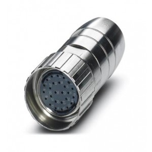 HC-26S1N1280DU, Соединитель M27 круглый 26 контакт(ов) прямой монтаж на кабель 1 порт