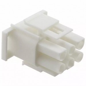 350715-4, Корпус разъема Universal MATE-N-LOK, розетка 6PIN, Matrix (Nylon, UL 94V-0) без контактов