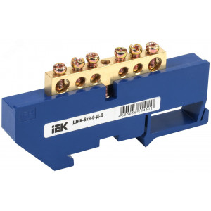 Шина нулевая ШНИ-6х9-6-Д-С на DIN-изол. ШНИ IEK YNN10-69-6D-K07