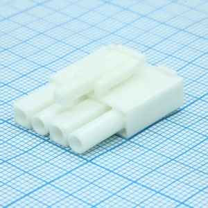 ELP-04V, Корпус разъема вилка 4 контакт(-ов) 4.5мм прямой монтаж на кабель пакет