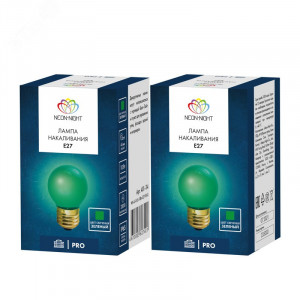 Лампа накаливания BL 10Вт E27 зел. 401-114