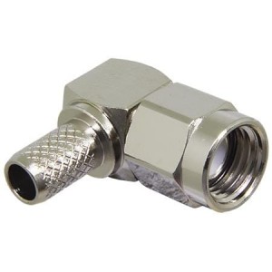 CONREVSMA012-R58, РЧ соединители / Коаксиальные соединители RPSMA Male RAng Cbl End Crimp - RG-58