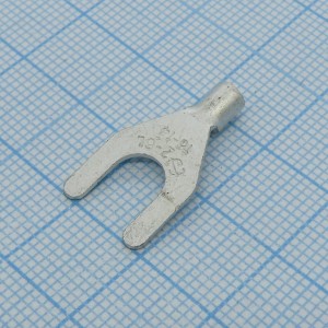 GSNB 2-6L, наконечник кабельный вилочный без изоляции d=6.5мм, сеч. пров.1.5-2.5мм2