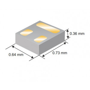CSD13380F3T, Транзистор полевой MOSFET N-канальный 12В 3.6A 3-Pin PicoStar лента на катушке