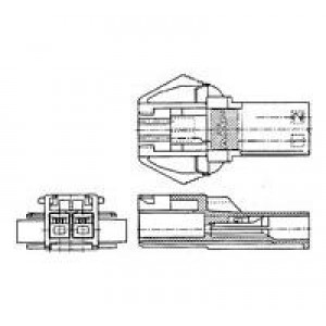 176293-1, Электропитание платы UNIV PWR CAP HSG 3P PNL MNT