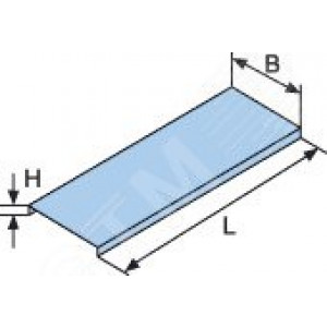 Крышка на лоток 300 мм L=2000мм с заземлением 35515