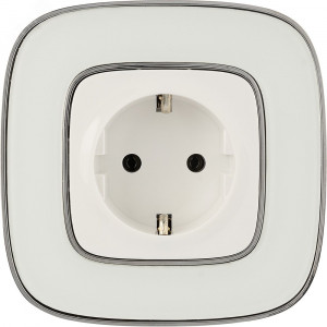 Розетка 1-м СП Valena Allure 16А IP2X 250В 2P+E 753721