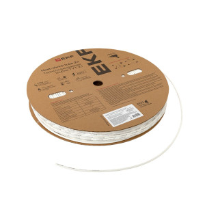 Термоусаживаемая трубка ТУТ нг 4/2 белая рулон PROxima tut-4-w