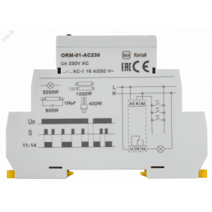Импульсное реле ORM. 1 конт. 230 В AC ORM-01-AC230