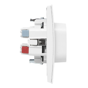 Розетка 2-м СП Стокгольм 16А IP20 с заземл. защ. шторки бел. PROxima EXR16-128-10