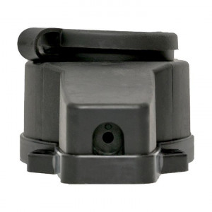 Колодка 2-м 16А IP44 2P+PE 230В с защ. крышками каучук Basic RPS-018-16-230-44