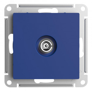 Розетка телевизионная TV AtlasDesign коннектор механизм аквамарин SE ATN001193