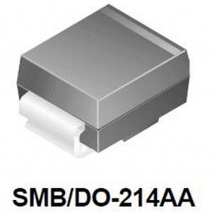 SMBJ15A, Диод защитный от перенапряжения - TVS (супрессор) 15В включение 24.4В ограничение SMB