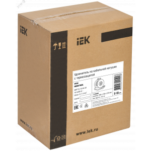 Удлинитель на катушке 4х50м с заземл. 16А IP20 Industrial УК50 3х1.5 термозащита WKP15-16-04-50